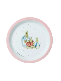 Mały talerz dziecięcy z melaminy Peter Rabbit