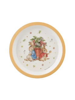 Mały talerz dziecięcy z melaminy Peter Rabbit