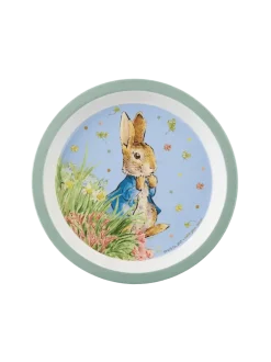 Mały talerz dziecięcy z melaminy Peter Rabbit