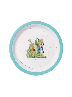 Mały talerz dziecięcy z melaminy Peter Rabbit