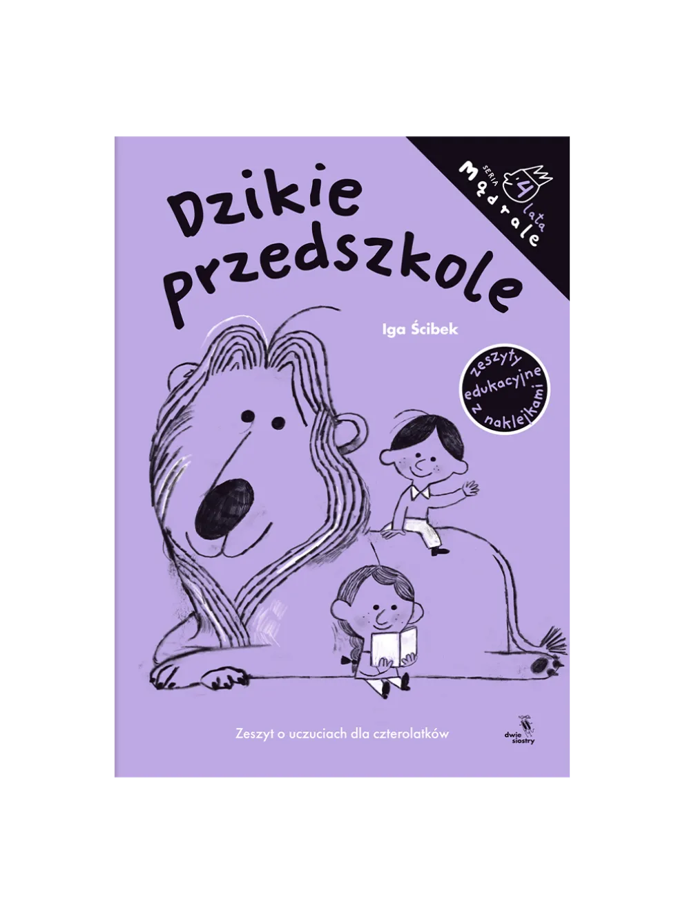 Mądrale zeszyt edukacyjny z naklejkami 4-latki. Dzikie przedszkole
