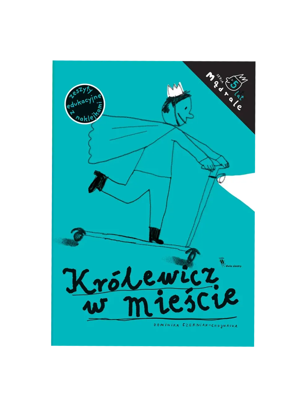 Mądrale zeszyt edukacyjny z naklejkami 5-latki. Królewicz w mieście