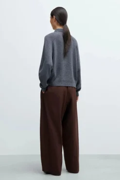 Merino Wool Polo Sweater