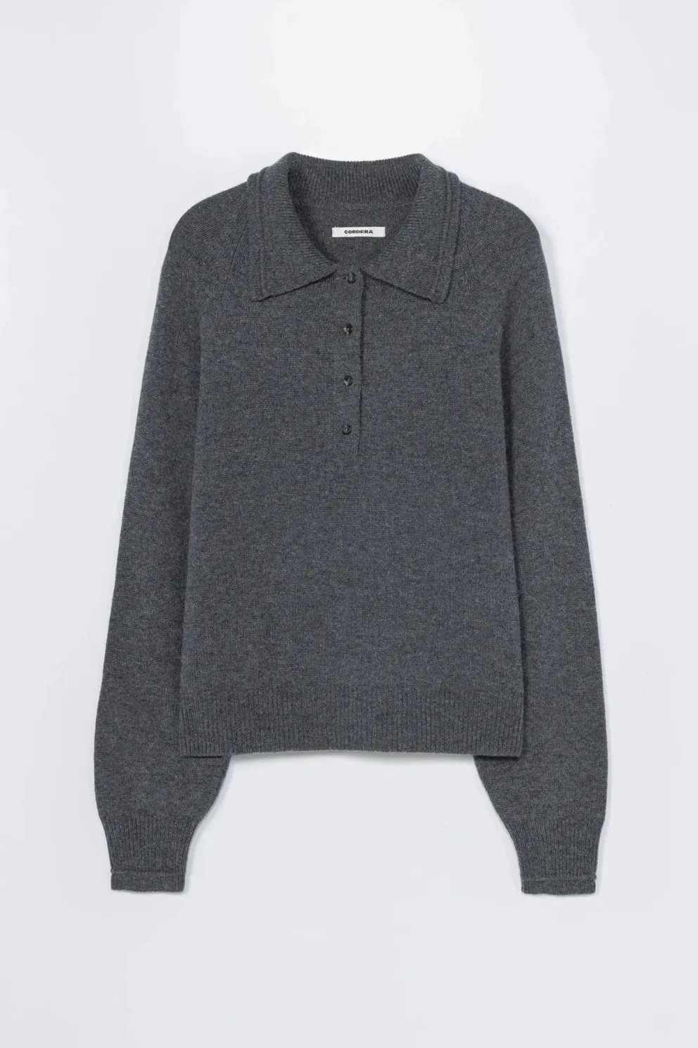 Merino Wool Polo Sweater