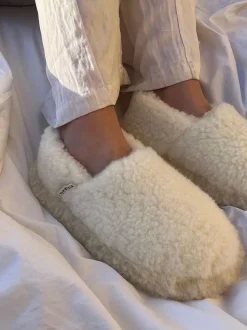 Miękkie kapcie z wełny merino