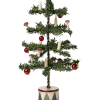 Miniaturowa choinka z lampkami