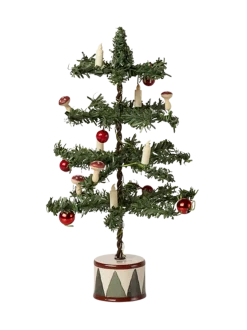 Miniaturowa choinka z lampkami