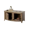 Miniaturowa kuchenka w stylu retro