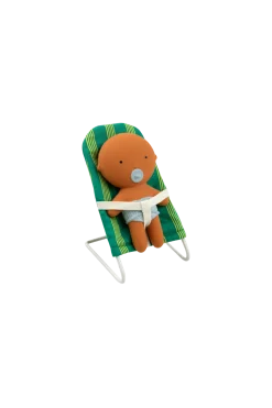 Miniaturowy leżaczek dla lalki Gommu Pocket
