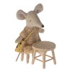 Miniaturowy stolik z taboretem