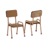 Miniaturowy stół z krzesłami