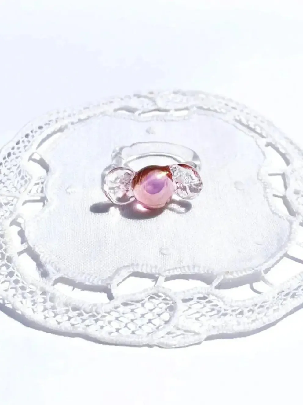 Mini Candy Glass Ring