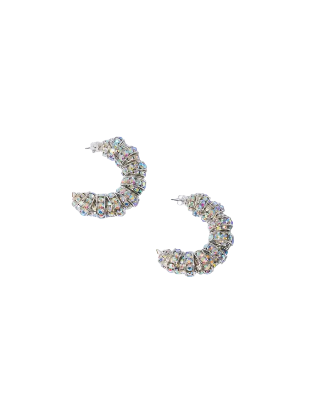 Mini Diamond Hoops
