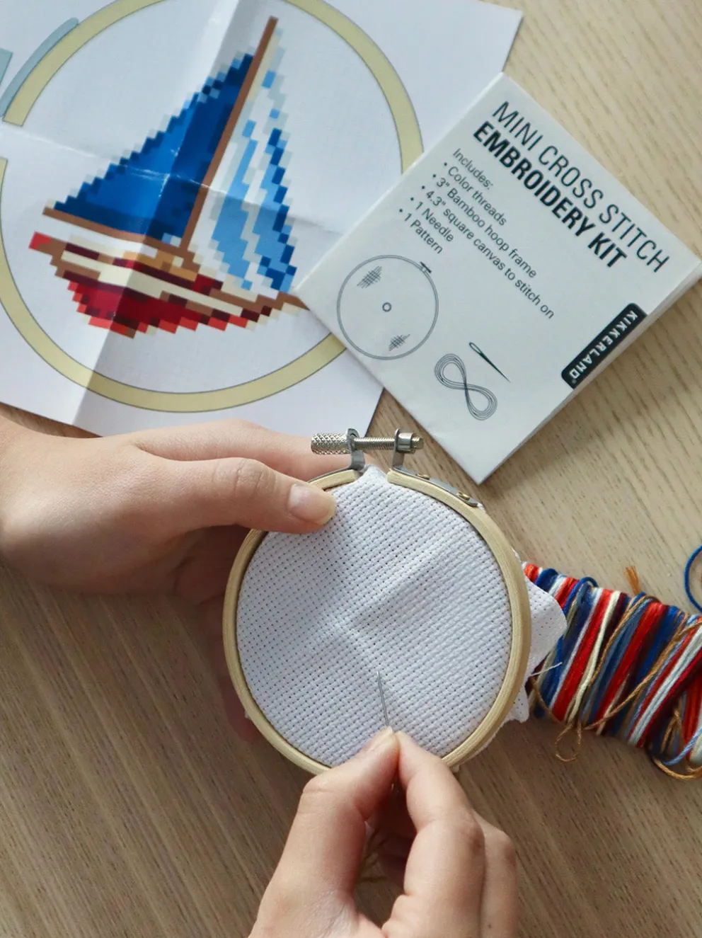 Mini zestaw do wyszywania Embroidery Set