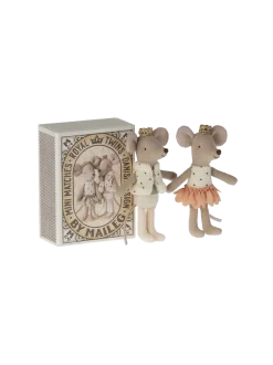 Myszki bliźniaki w pudełku po zapałkach Royal Twins