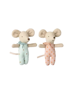 Myszki bliźnięta w pudełku po zapałkach Twins