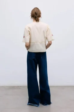 Narcise Woman Blouse Ecru