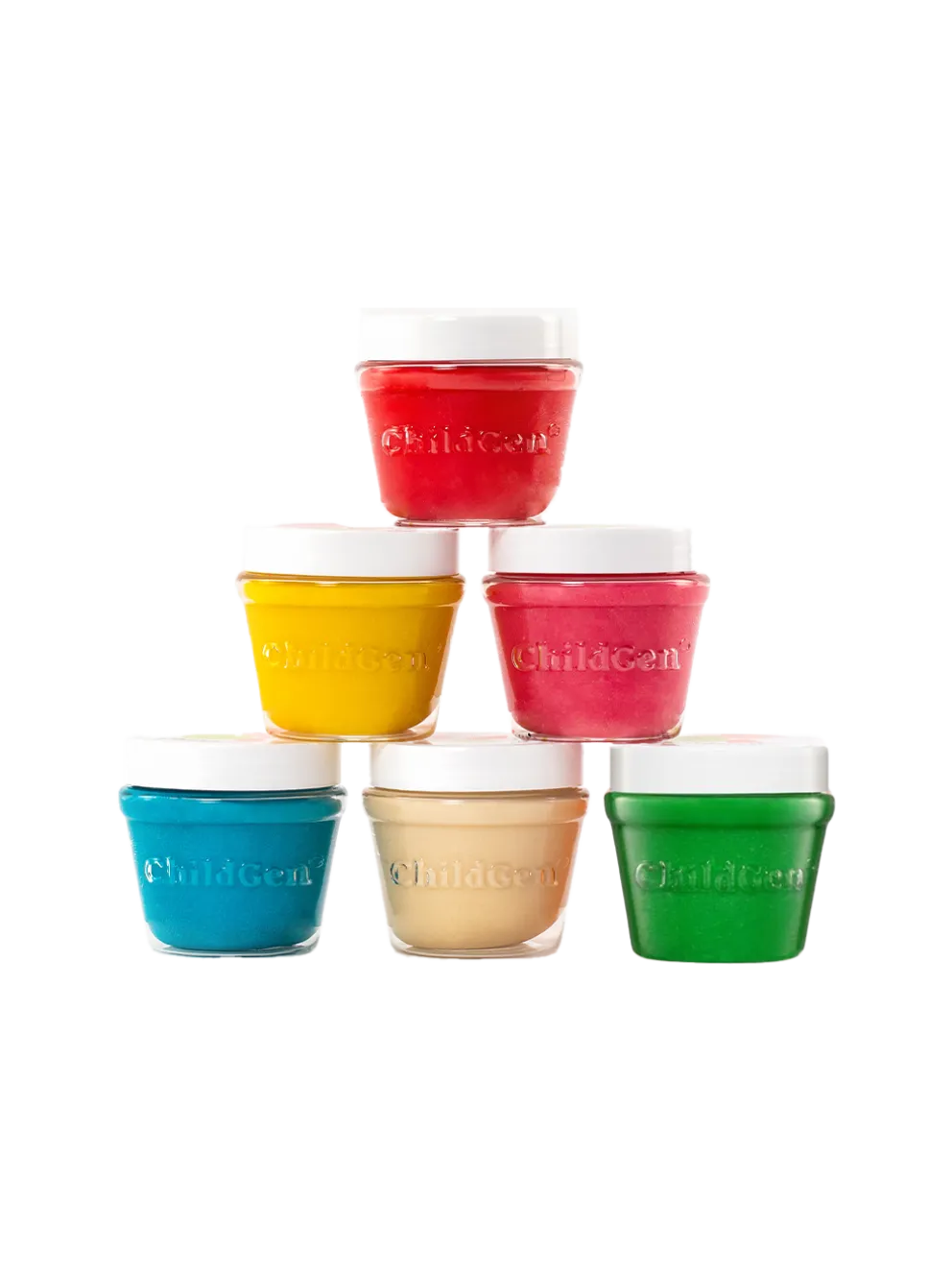 Naturalna ciastolina w słoiczkach 6 kolorów