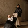 Nieprzemakalny śpiworek do wózka z wełną merino