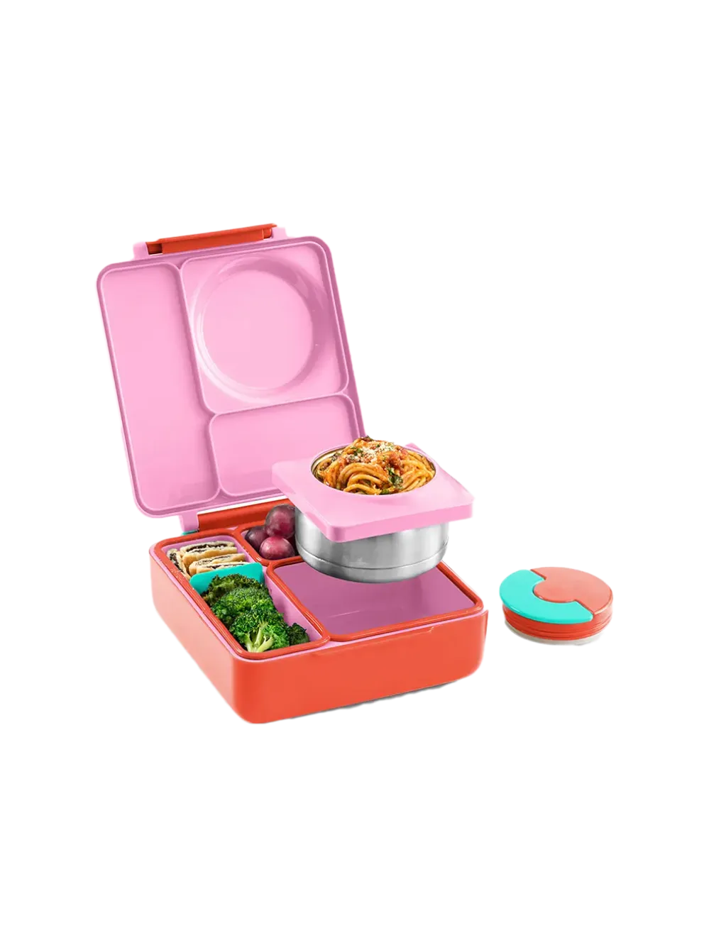 OmieBox lunchbox z termosem i przegródkami