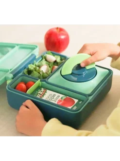 OmieBox lunchbox z termosem i przegródkami