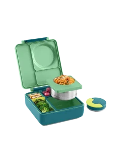 OmieBox lunchbox z termosem i przegródkami