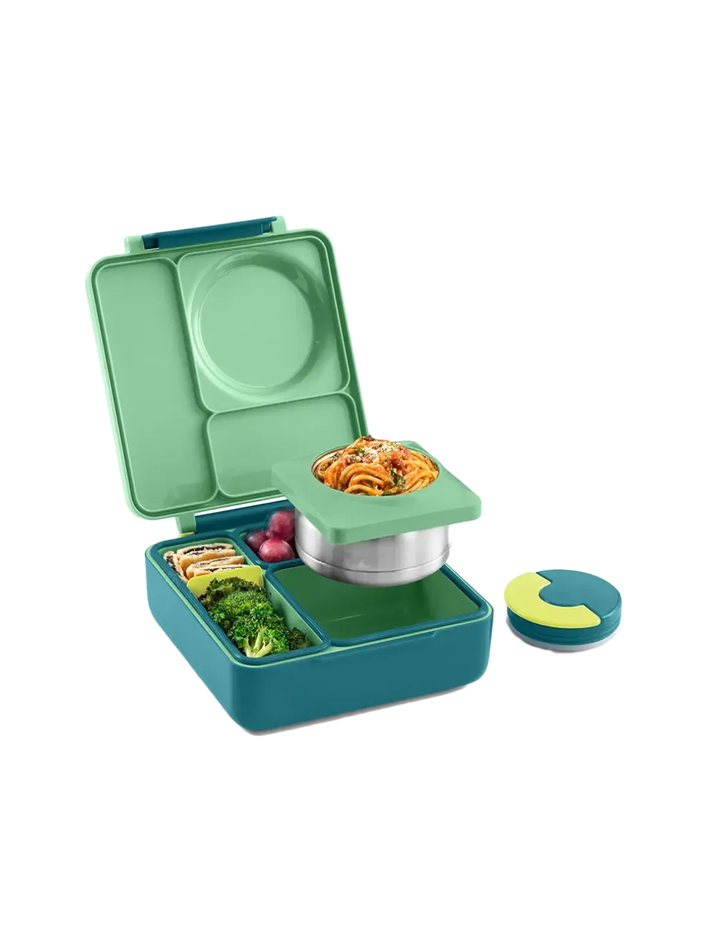 OmieBox lunchbox z termosem i przegródkami