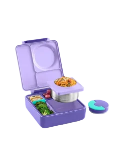 OmieBox lunchbox z termosem i przegródkami