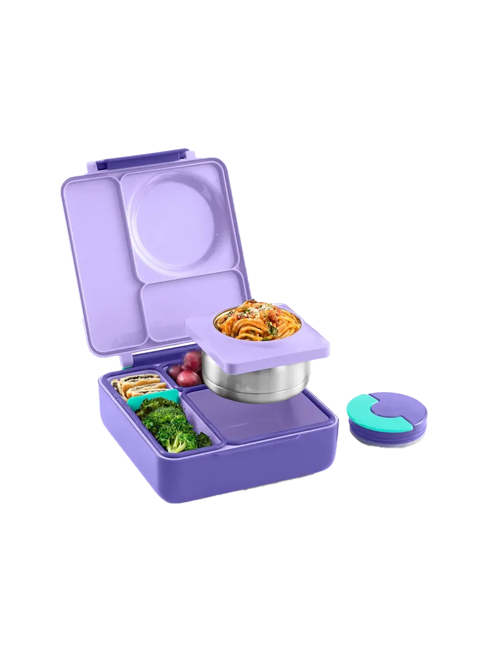 OmieBox lunchbox z termosem i przegródkami