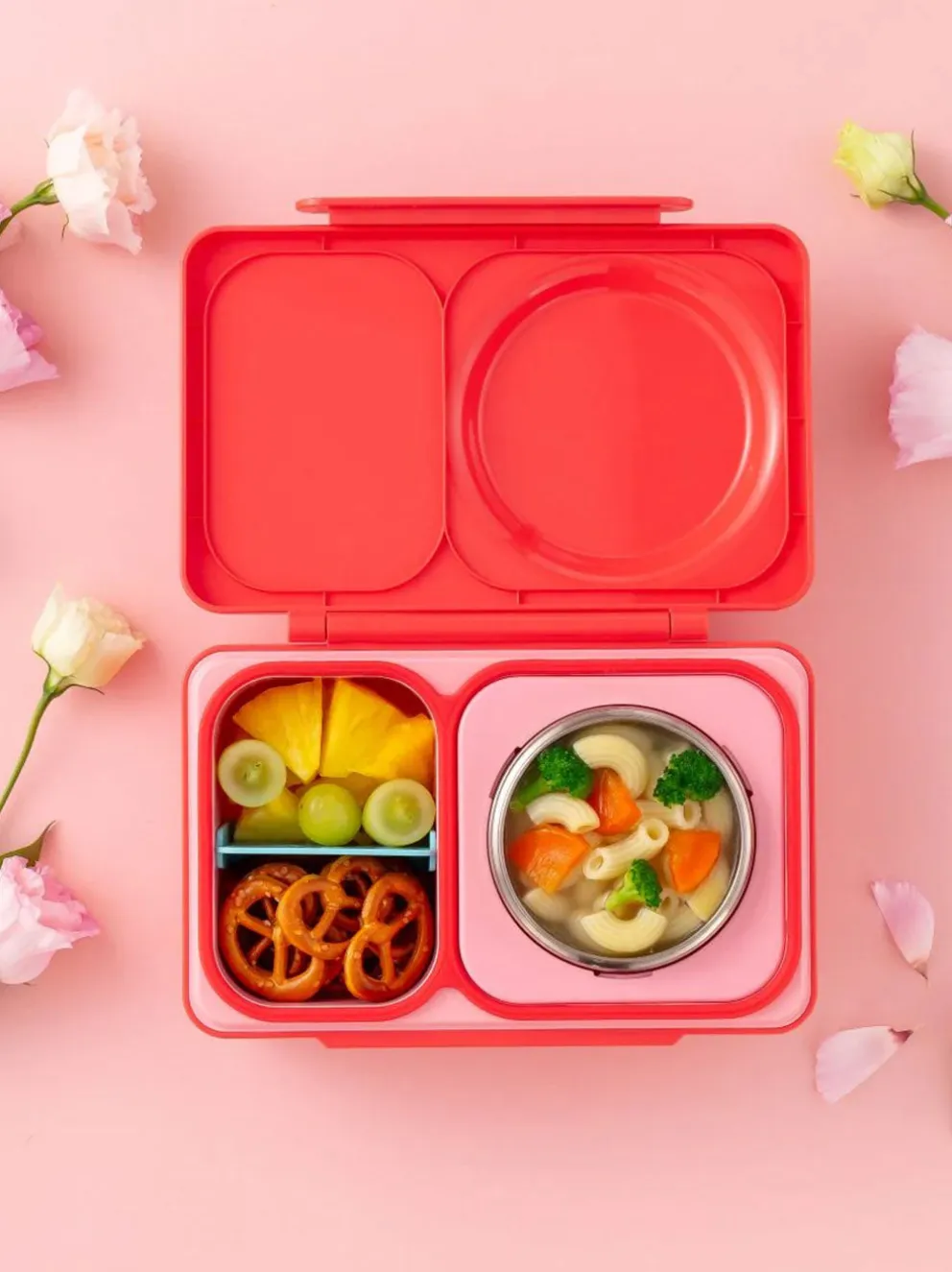 OmieBox UP lunchbox z termosem i przegródkami