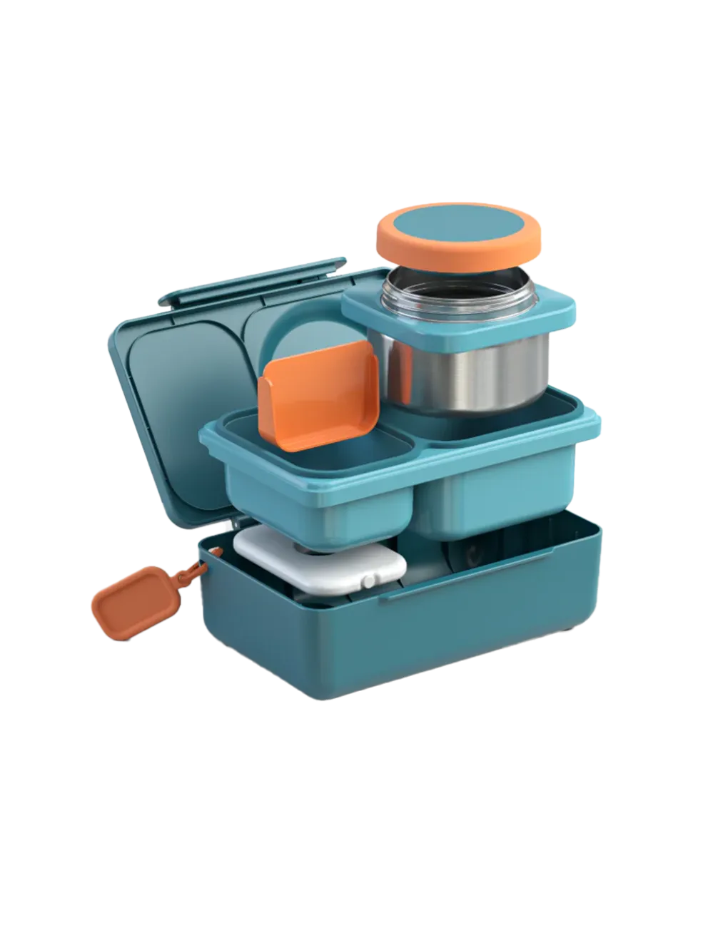OmieBox UP lunchbox z termosem i przegródkami