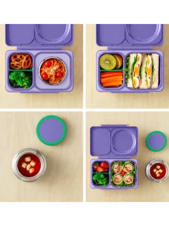 OmieBox UP lunchbox z termosem i przegródkami