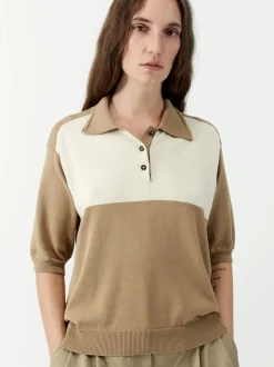 Organic Cotton Colorblock Polo