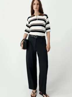 Organic Cotton Striped Polo