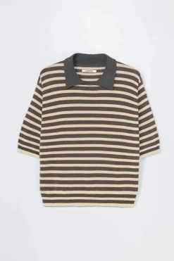 Organic Cotton Striped Polo