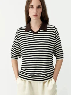 Organic Cotton V-Neck Polo