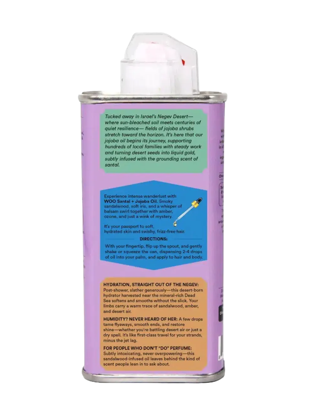 Organiczny olej do ciała i włosów Santal & Jojoba