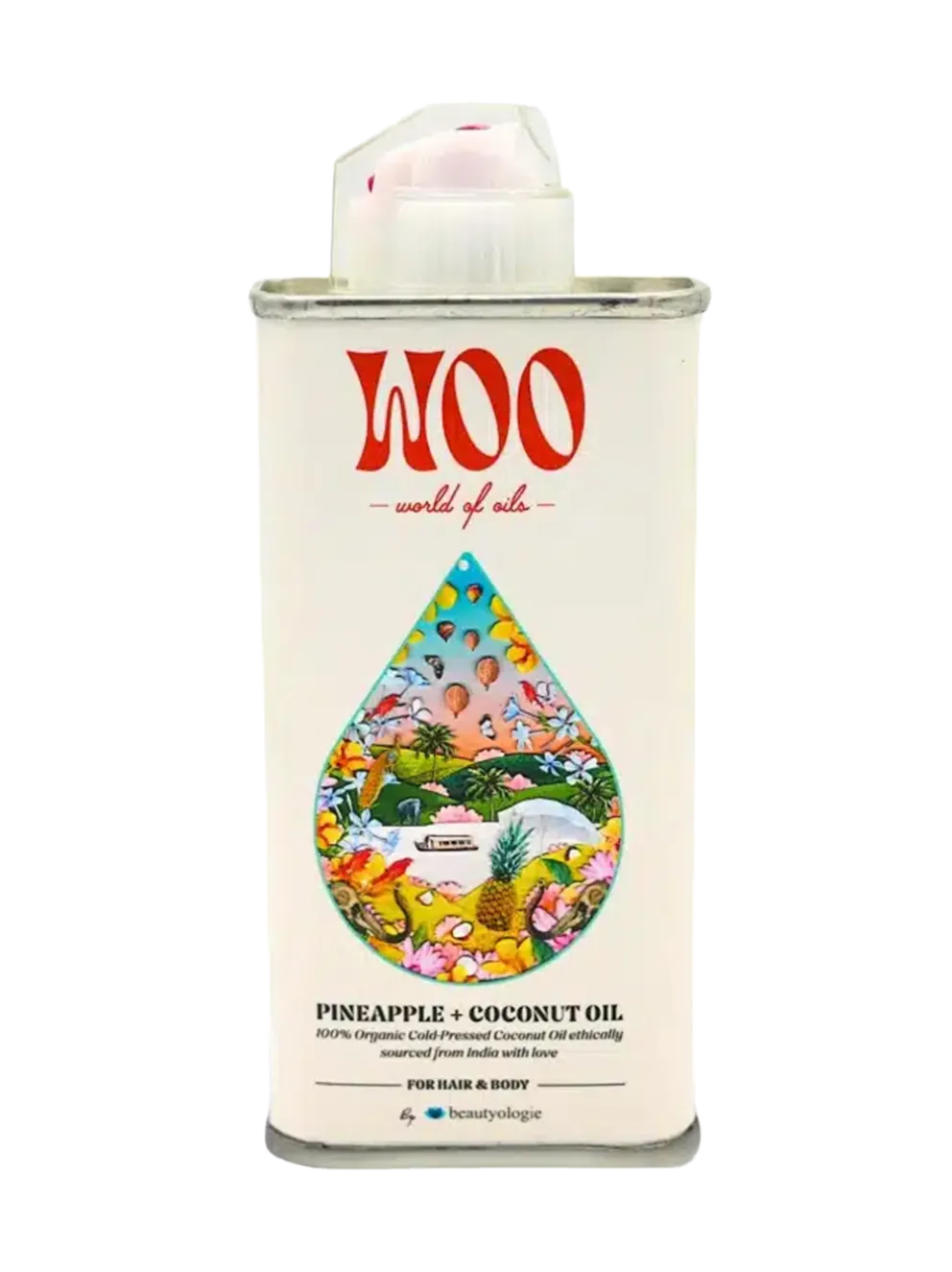 Organiczny olej do ciała i włosów Pineapple & Coconut