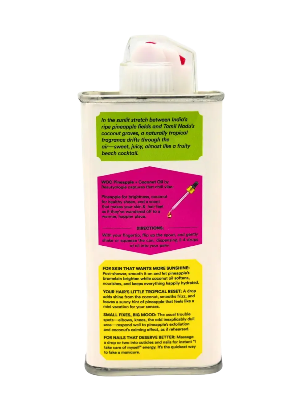Organiczny olej do ciała i włosów Pineapple & Coconut