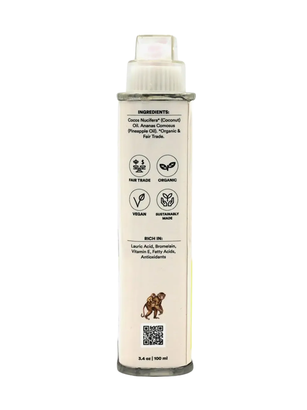 Organiczny olej do ciała i włosów Pineapple & Coconut