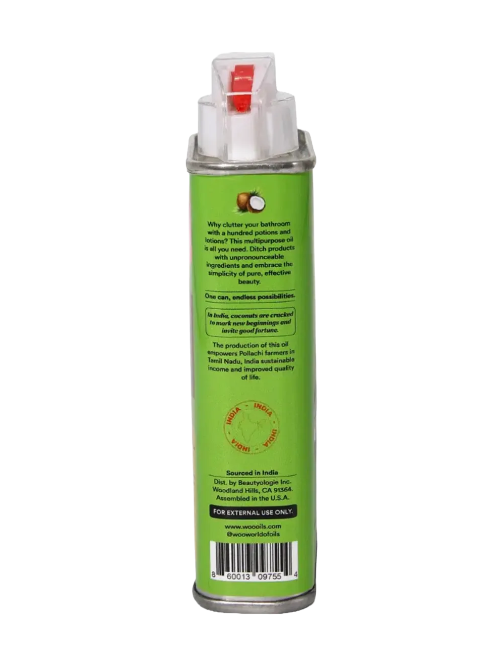 Organiczny olej do ciała i włosów Coconut Oil