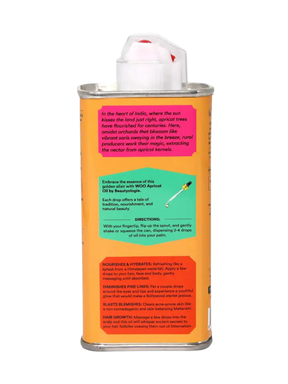 Organiczny olej do ciała i włosów Apricot