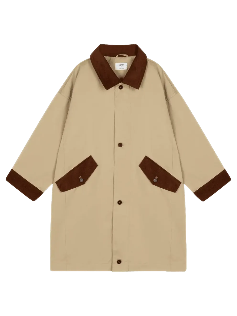 Oversized boxy coat