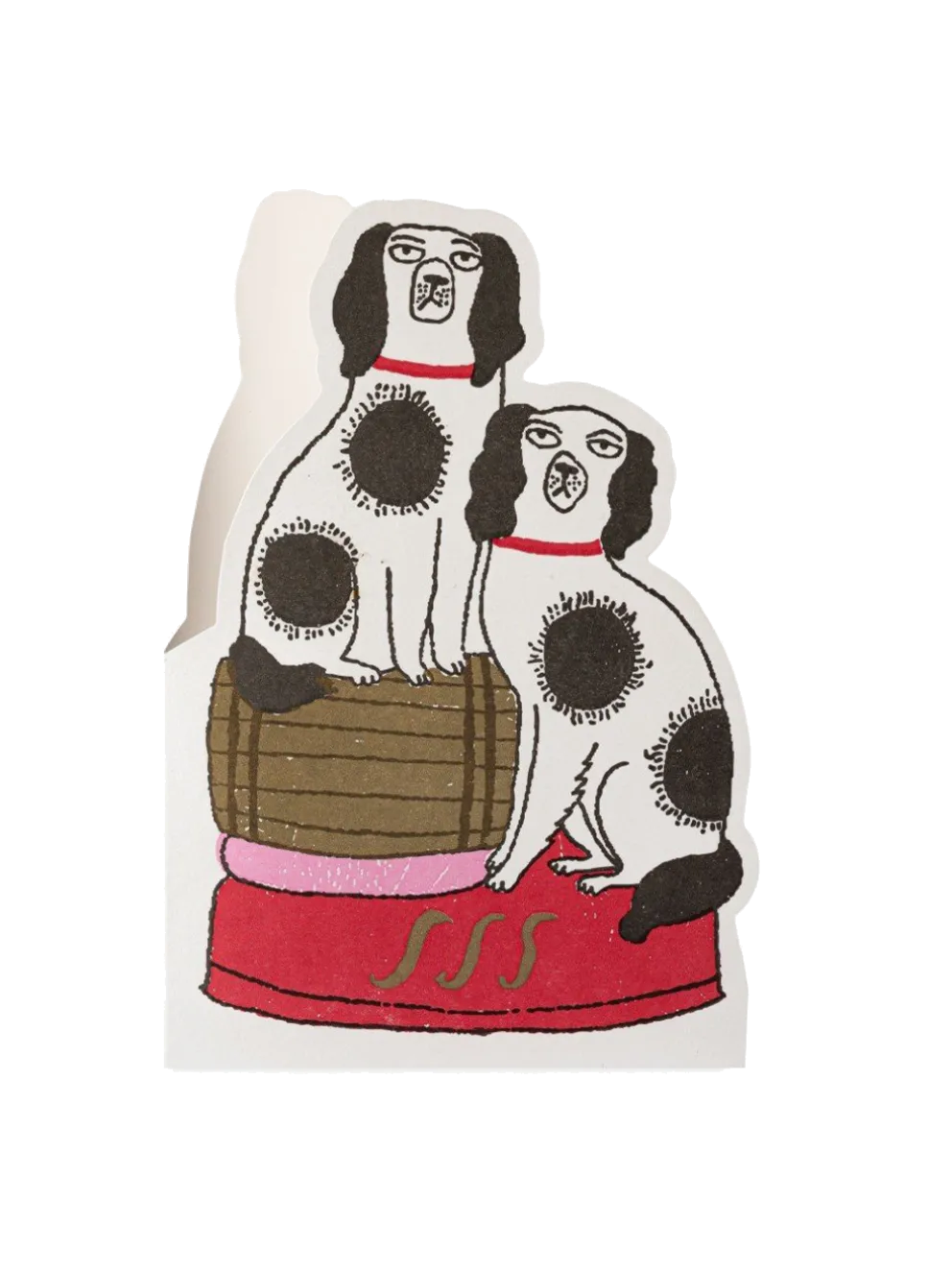 Ozdobna kartka z kopertą Dogs