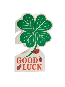 Ozdobna kartka z kopertą Good Luck