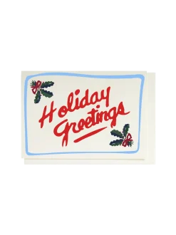 Ozdobna kartka z kopertą Holdiay Greetings