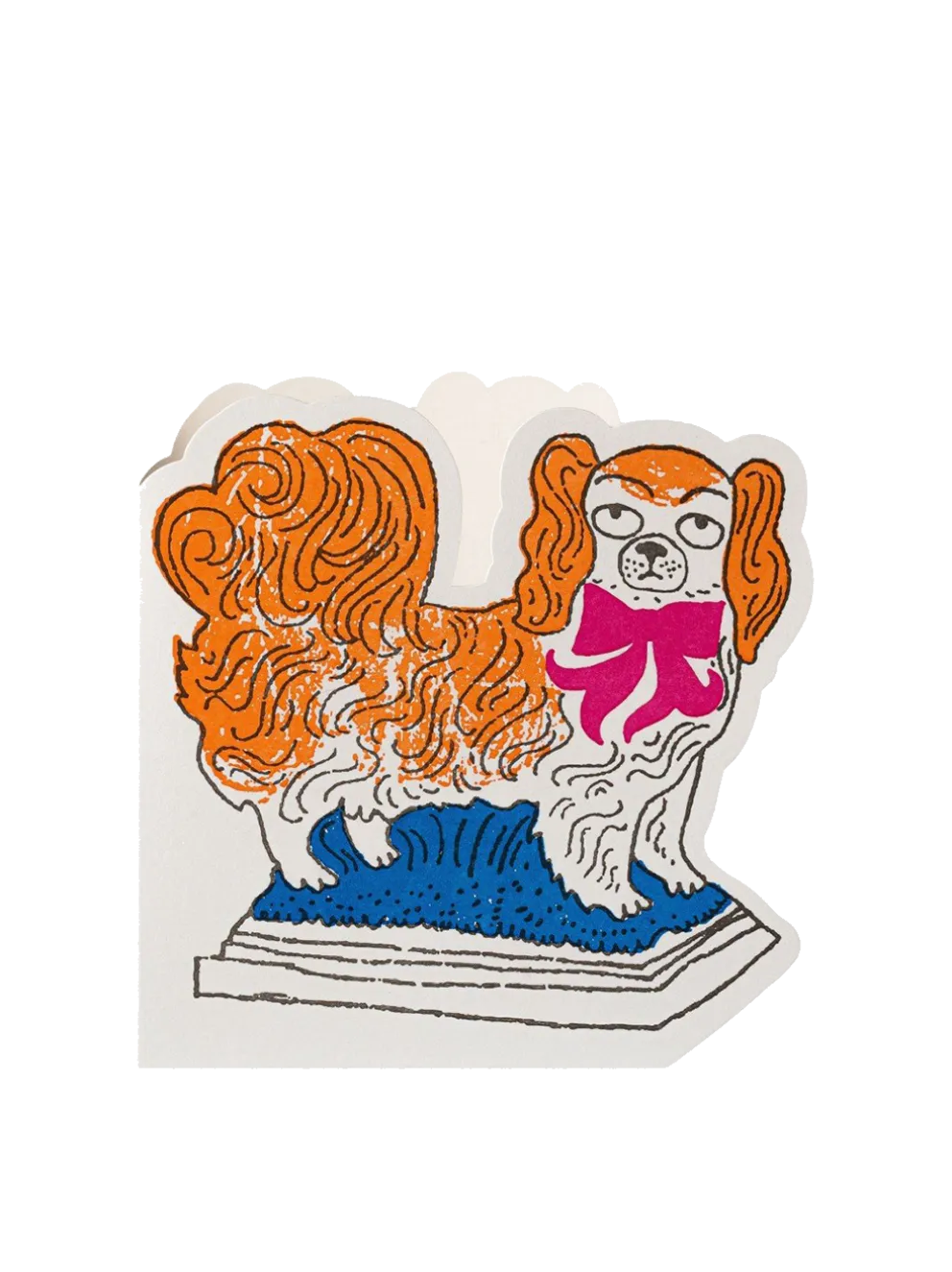 Ozdobna kartka z kopertą Pekinese