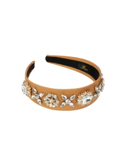 Ozdobna opaska do włosów z kryształami Caren Headband