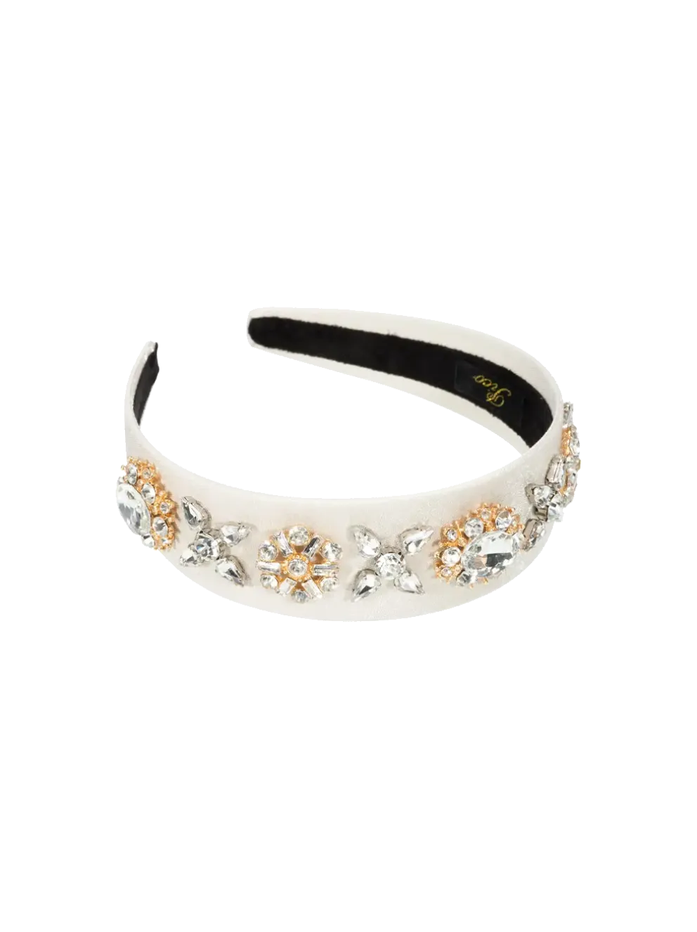 Ozdobna opaska do włosów z kryształami Caren Headband