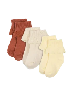 3 Pack Frill Socks